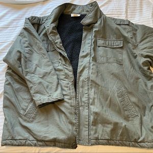 True Nation coat 4XL army green